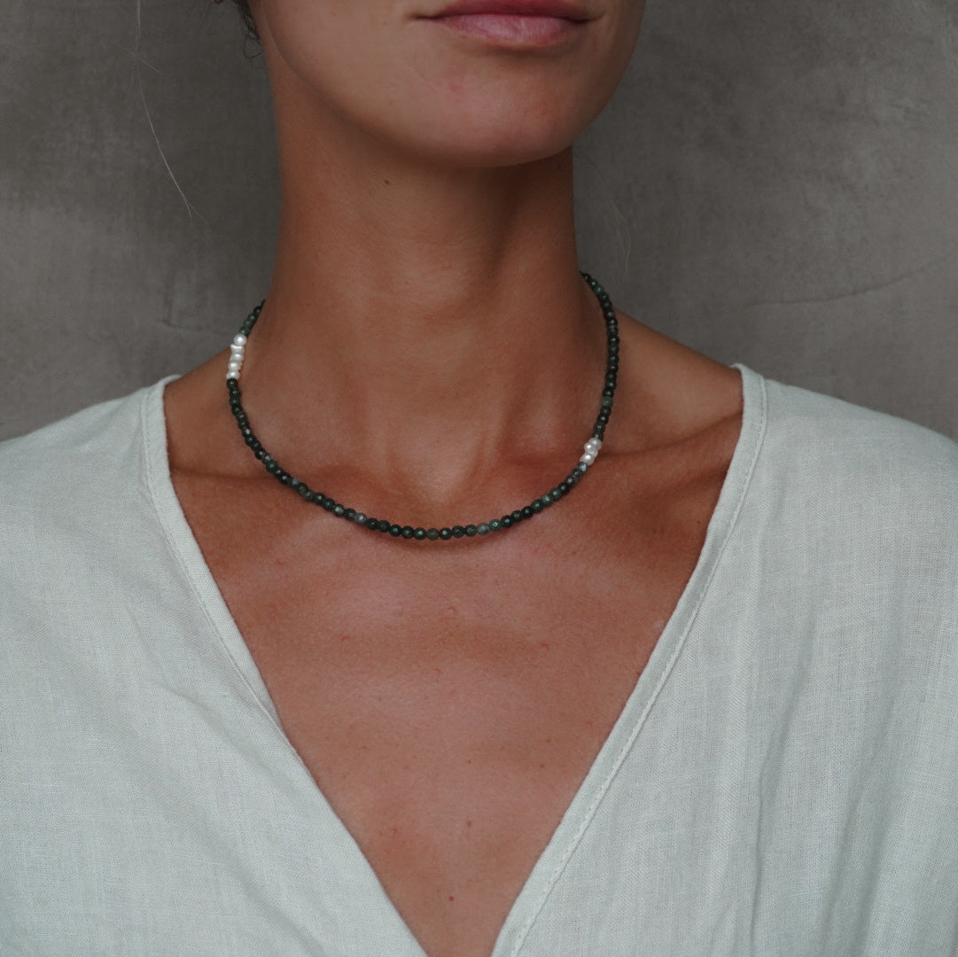 The Moss Agate Pearl