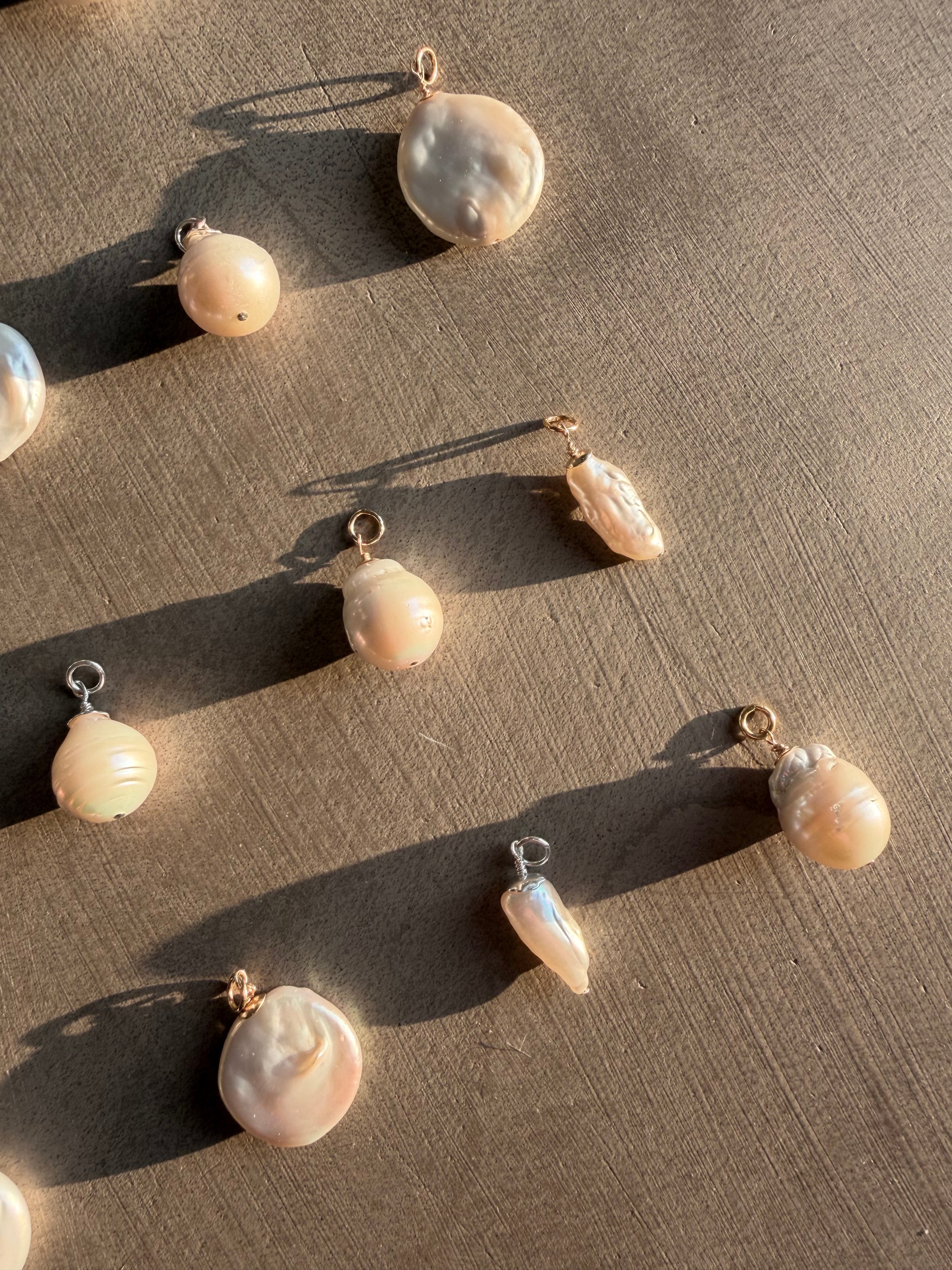 The Coin Pearl Pendant
