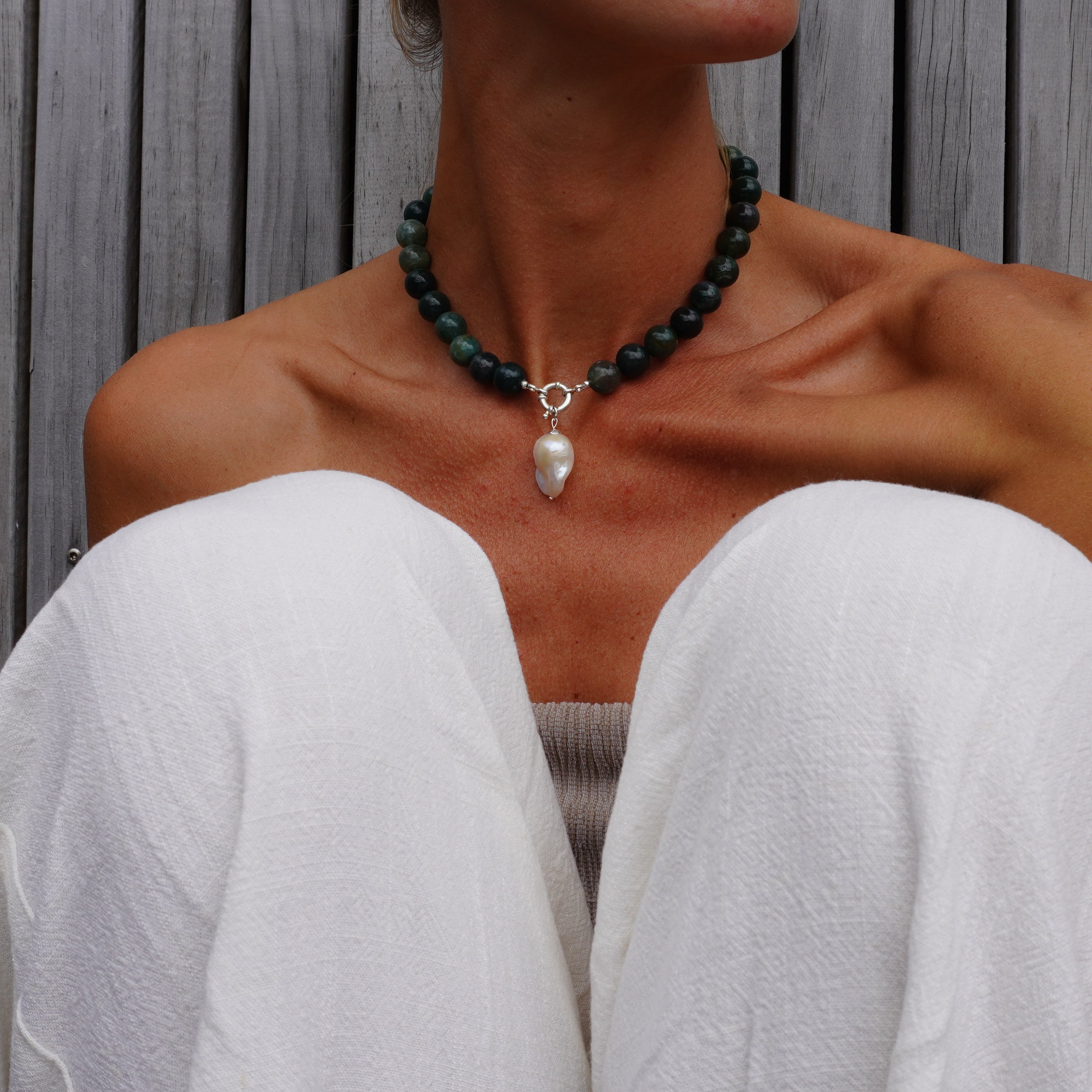 The Bold Baroque Pearl Pendant