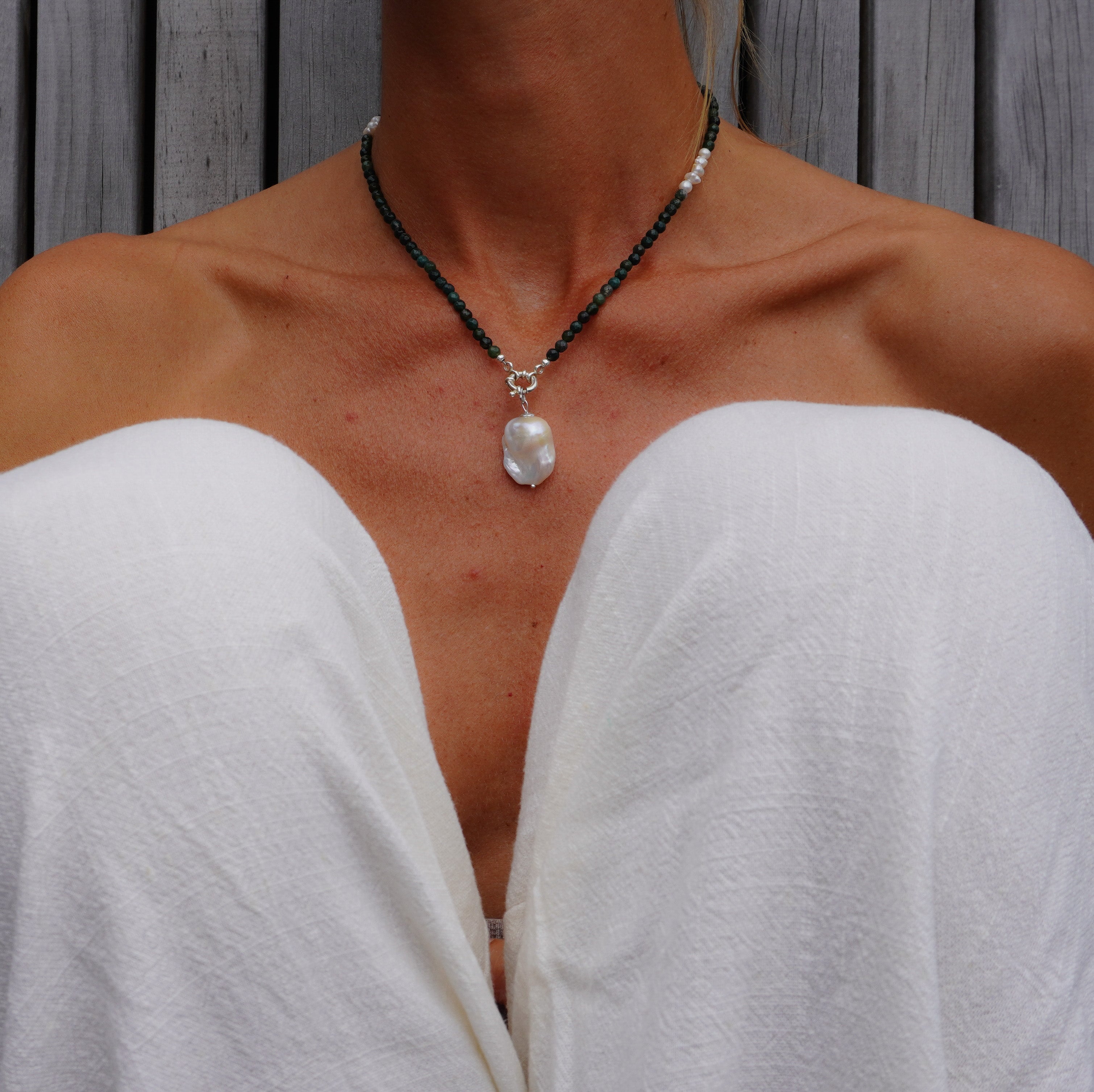 The Bold Baroque Pearl Pendant