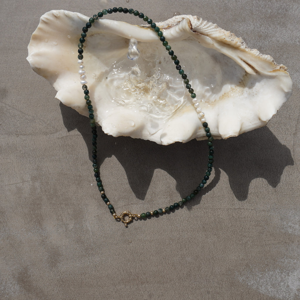 The Moss Agate Pearl