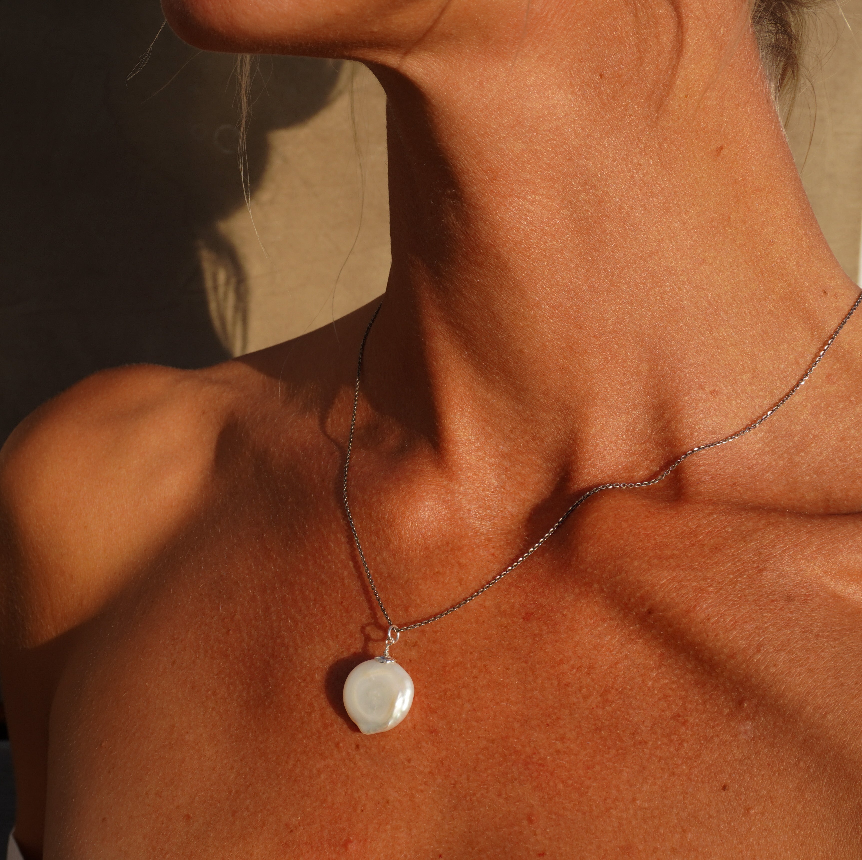 The Coin Pearl Pendant
